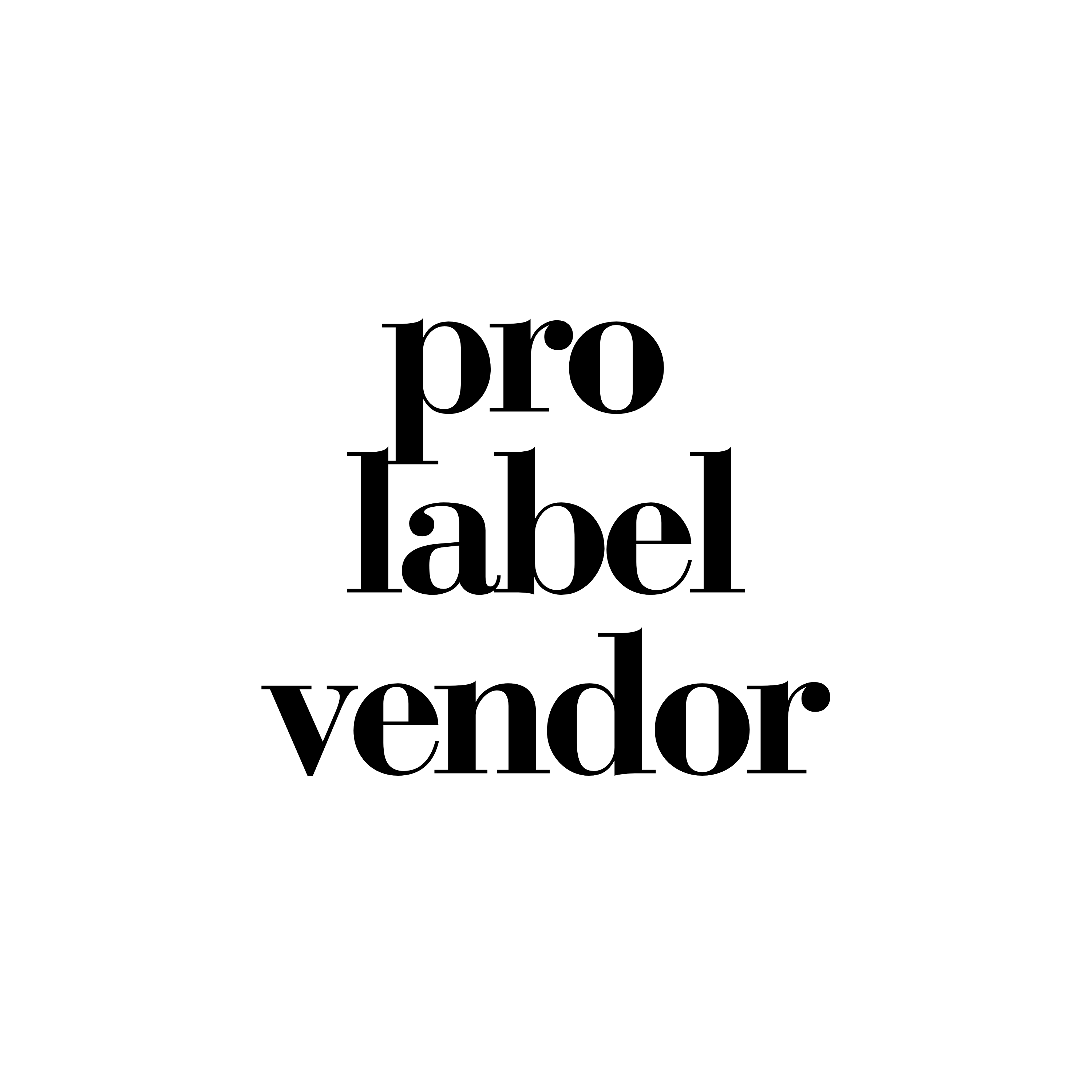 Pro Label Vendor